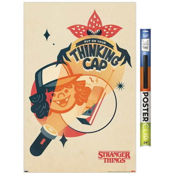 Netflix Stranger Things: Season 4 - Animated Thinking Cap Wall Poster, 22.375" x 34"