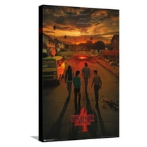 Netflix Stranger Things: Season 4 - California Teaser One Sheet Canvas Wall Poster, 14.725" x 22.375"