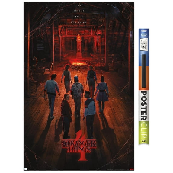Netflix Stranger Things: Season 4 - Creel House Teaser 14.72" x 22.37" Poster, by Trends International