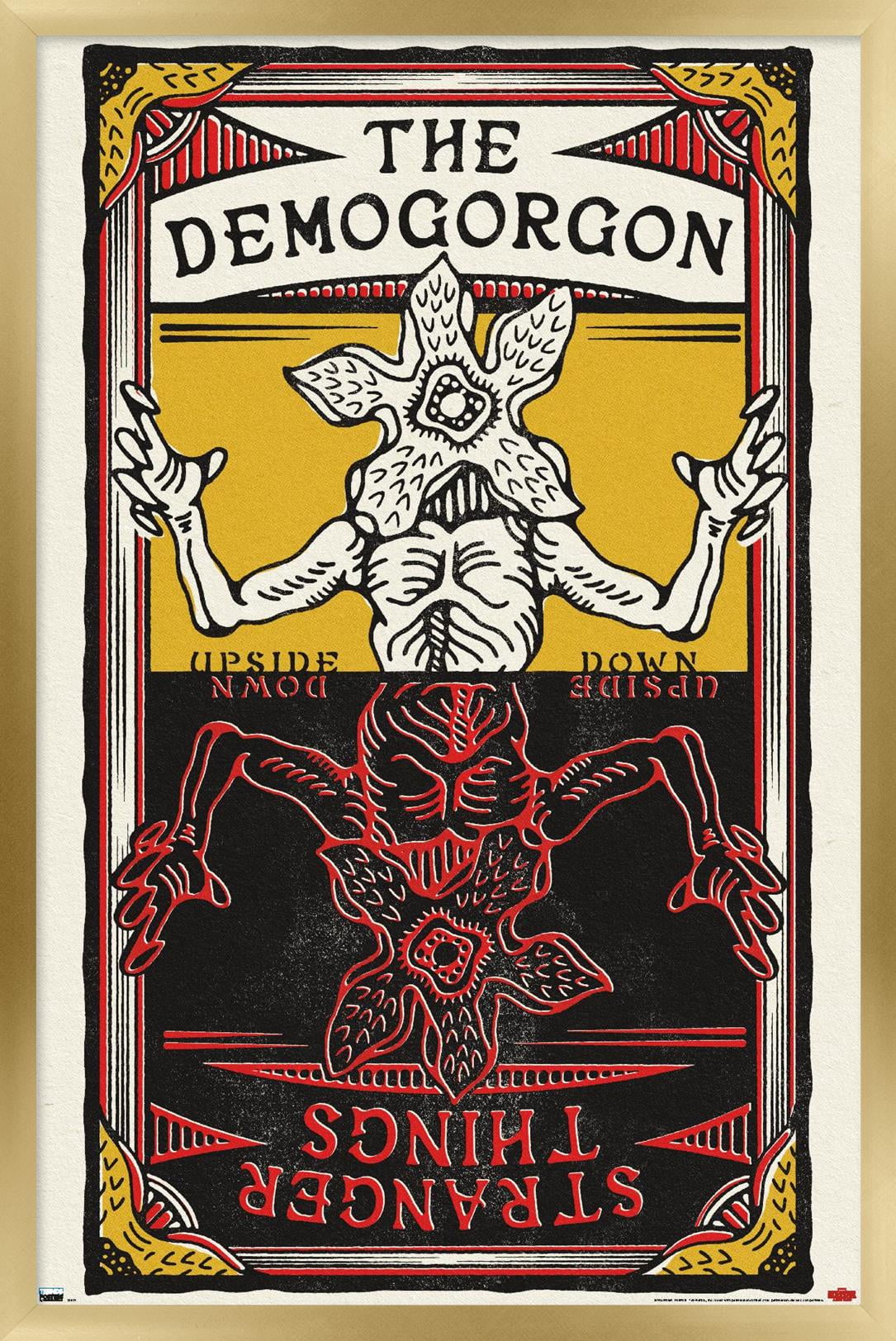 Netflix Stranger Things: Season 4 - Demogorgon Card Wall Poster, 22.375" x 34" Framed