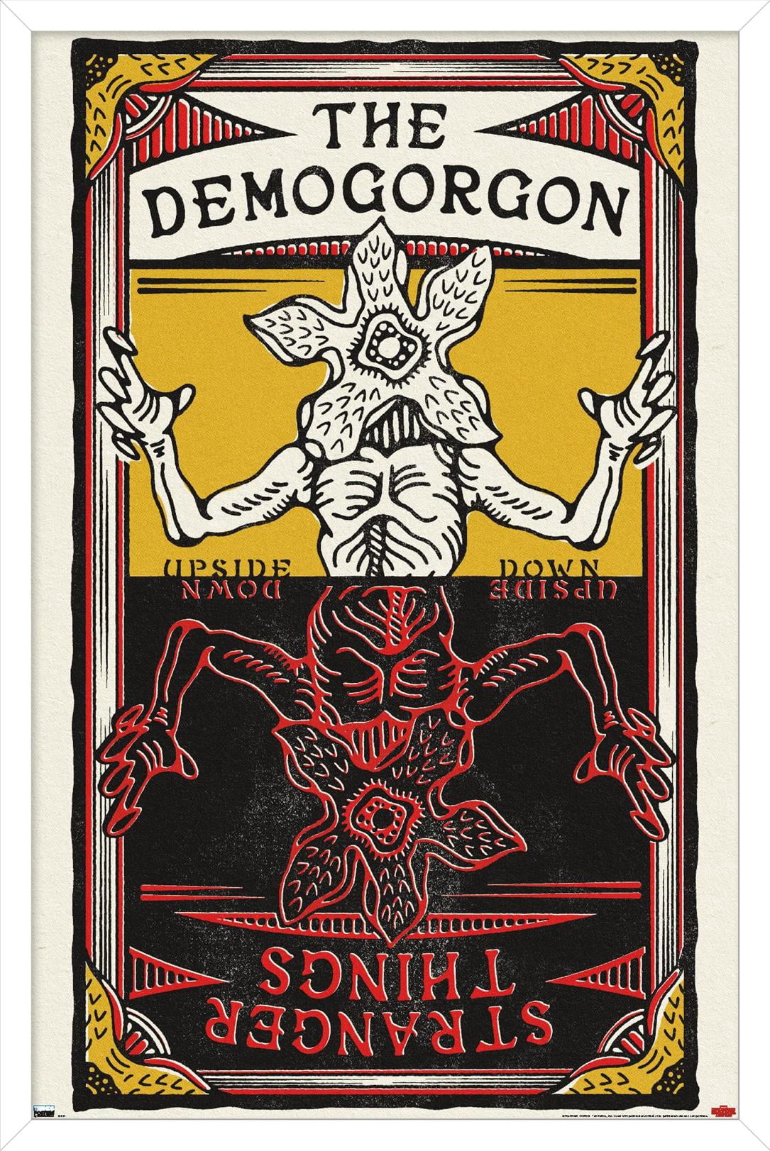 Netflix Stranger Things: Season 4 - Demogorgon Card Wall Poster, 22.375" x 34" Framed