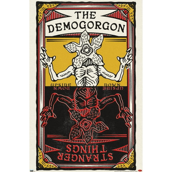 Netflix Stranger Things: Season 4 - Demogorgon Card Wall Poster, 22.375" x 34"