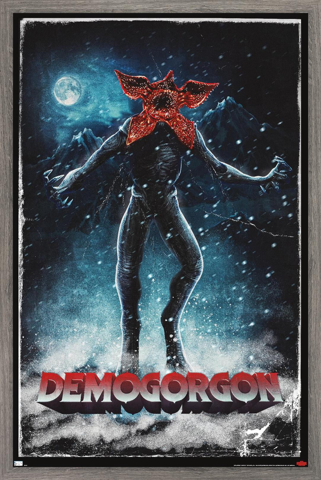 Netflix Stranger Things: Season 4 - Demogorgon Wall Poster, 14.725" x 22.375" Framed