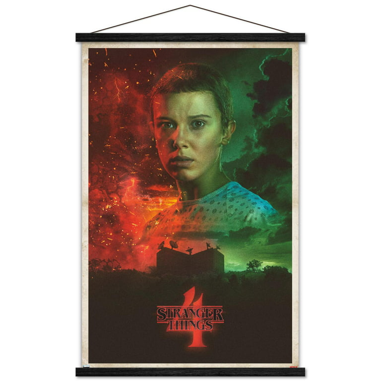 Netflix Stranger Things: Season 4 - Group Wall Poster with Magnetic Frame,  22.375 x 34