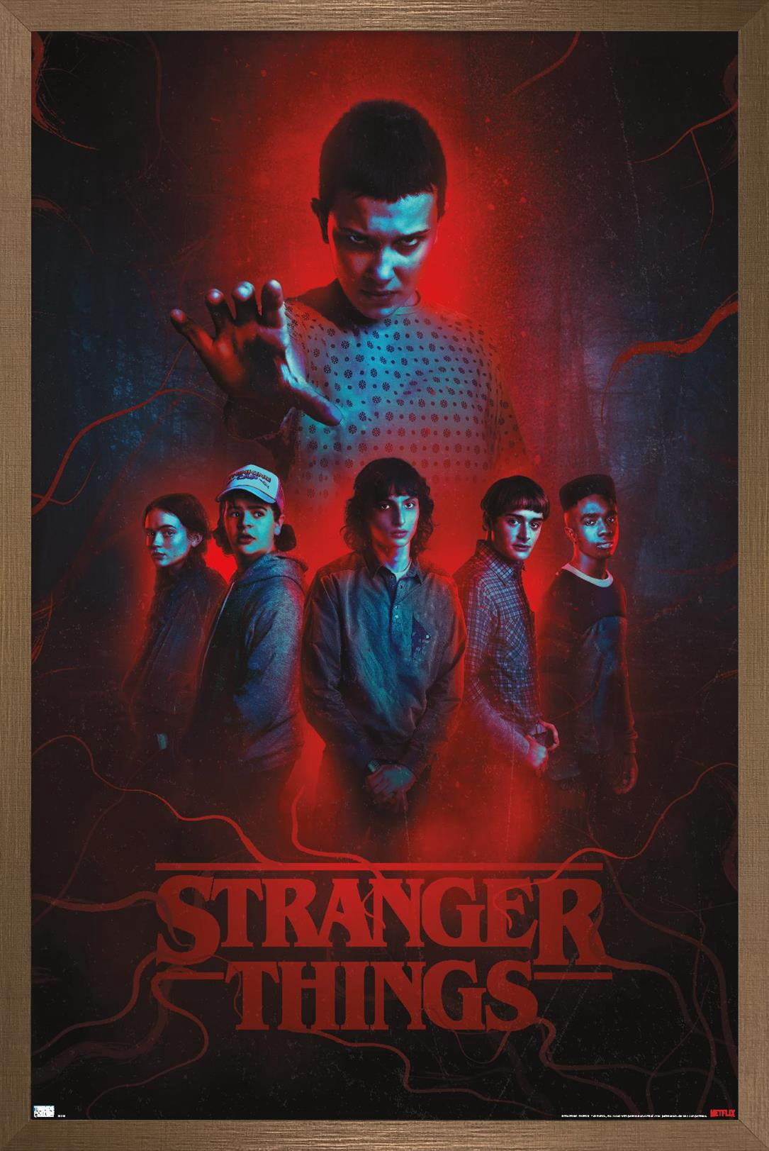 Netflix Stranger Things: Season 4 - Group Wall Poster, 22.375" x 34" Framed
