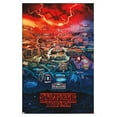 thumbnail image 1 of Netflix Stranger Things: Season 4 - Hawkins, Indiana Wall Poster, 14.725" x 22.375" Framed, 1 of 6