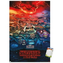 Netflix Stranger Things: Season 4 - Hawkins, Indiana Wall Poster, 14.725" x 22.375"