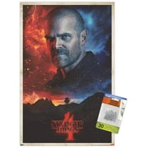 Netflix Stranger Things: Season 4 - Hopper One Sheet Wall Poster with Push Pins, 14.725" x 22.375"