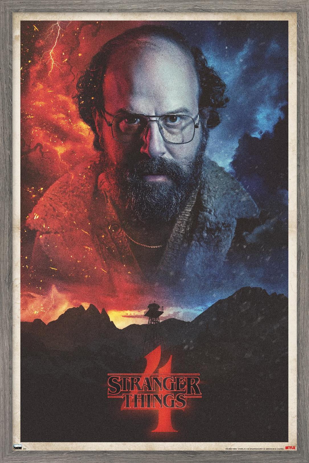Netflix Stranger Things: Season 4 - Murray One Sheet Wall Poster, 22.375" x 34" Framed