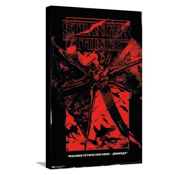 Netflix Stranger Things: Season 4 - New Home Canvas Wall Poster, 14.725" x 22.375"