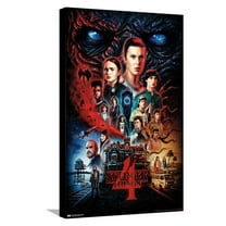 Netflix Stranger Things: Season 4 - One Sheet Canvas Wall Poster, 14.725" x 22.375"