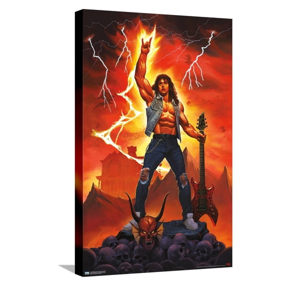 Netflix Stranger Things: Season 4 - Rock On Canvas Wall Poster, 14.725" x 22.375"