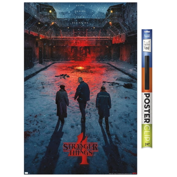 Netflix Stranger Things: Season 4 - Russia Teaser One Sheet Wall Poster, 22.375" x 34"