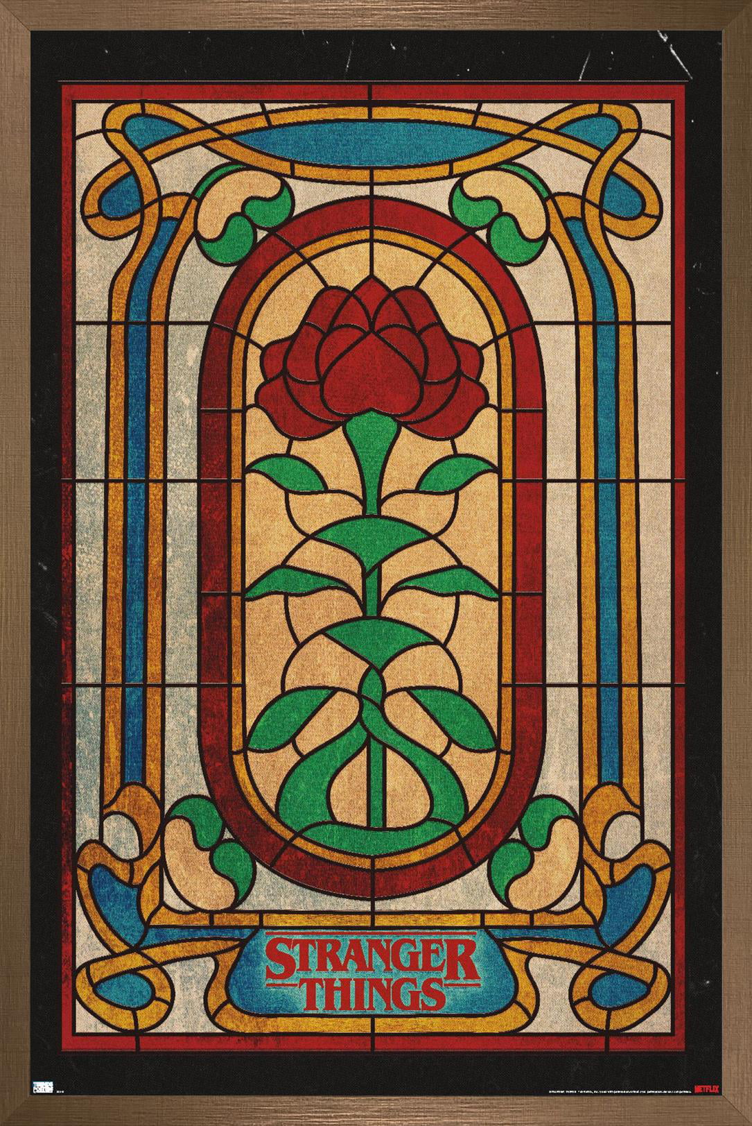 Netflix Stranger Things: Season 4 - Stained Glass Wall Poster