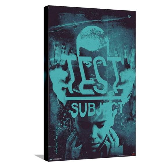 Netflix Stranger Things: Season 4 - Test Subject Canvas Wall Poster, 14.725" x 22.375"
