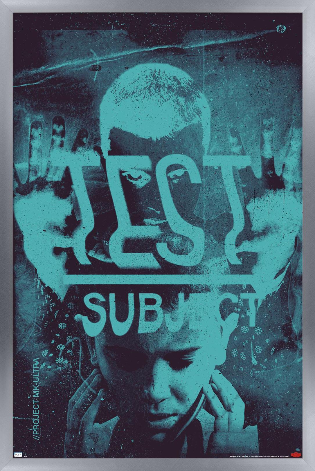Netflix Stranger Things: Season 4 - Test Subject Wall Poster, 14.725" x 22.375" Framed