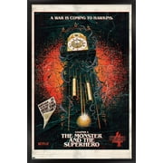 Netflix Stranger Things Season 4 - The Clock Wall Poster, 22.375" x 34" Framed