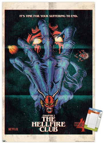 Netflix Stranger Things: Season 4 - The Hellfire Club Wall Poster, 22.375" x 34"