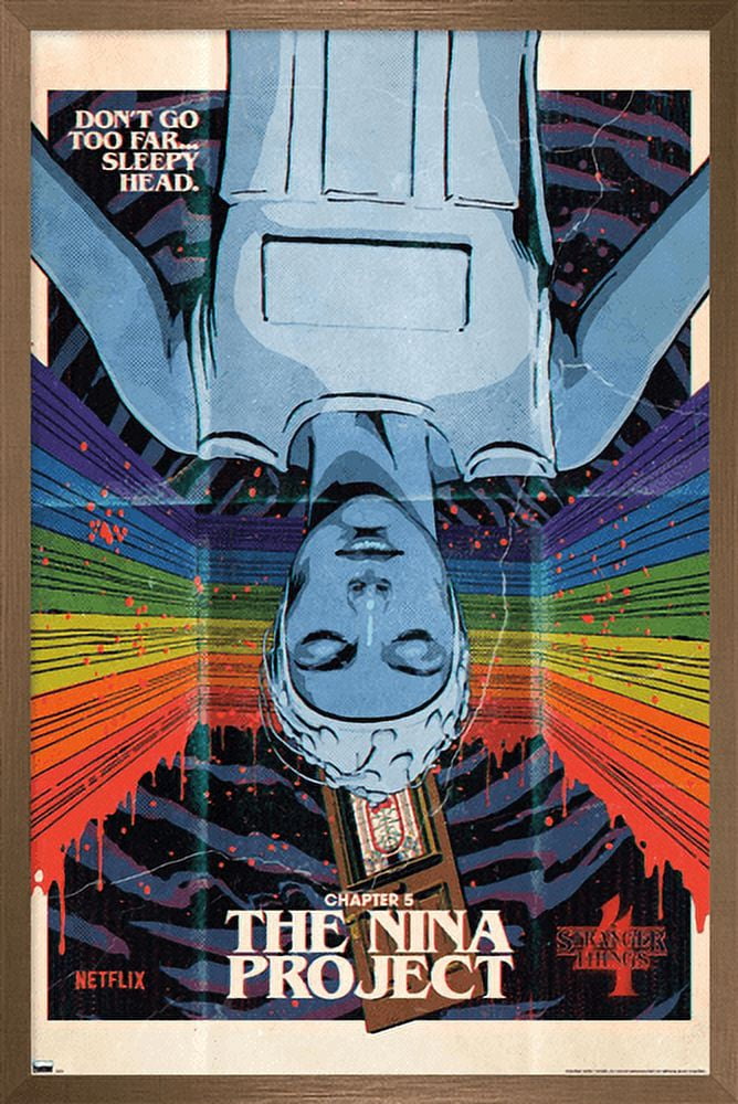 Netflix Stranger Things: Season 4 - The Nina Project Wall Poster, 14.725" x 22.375" Framed
