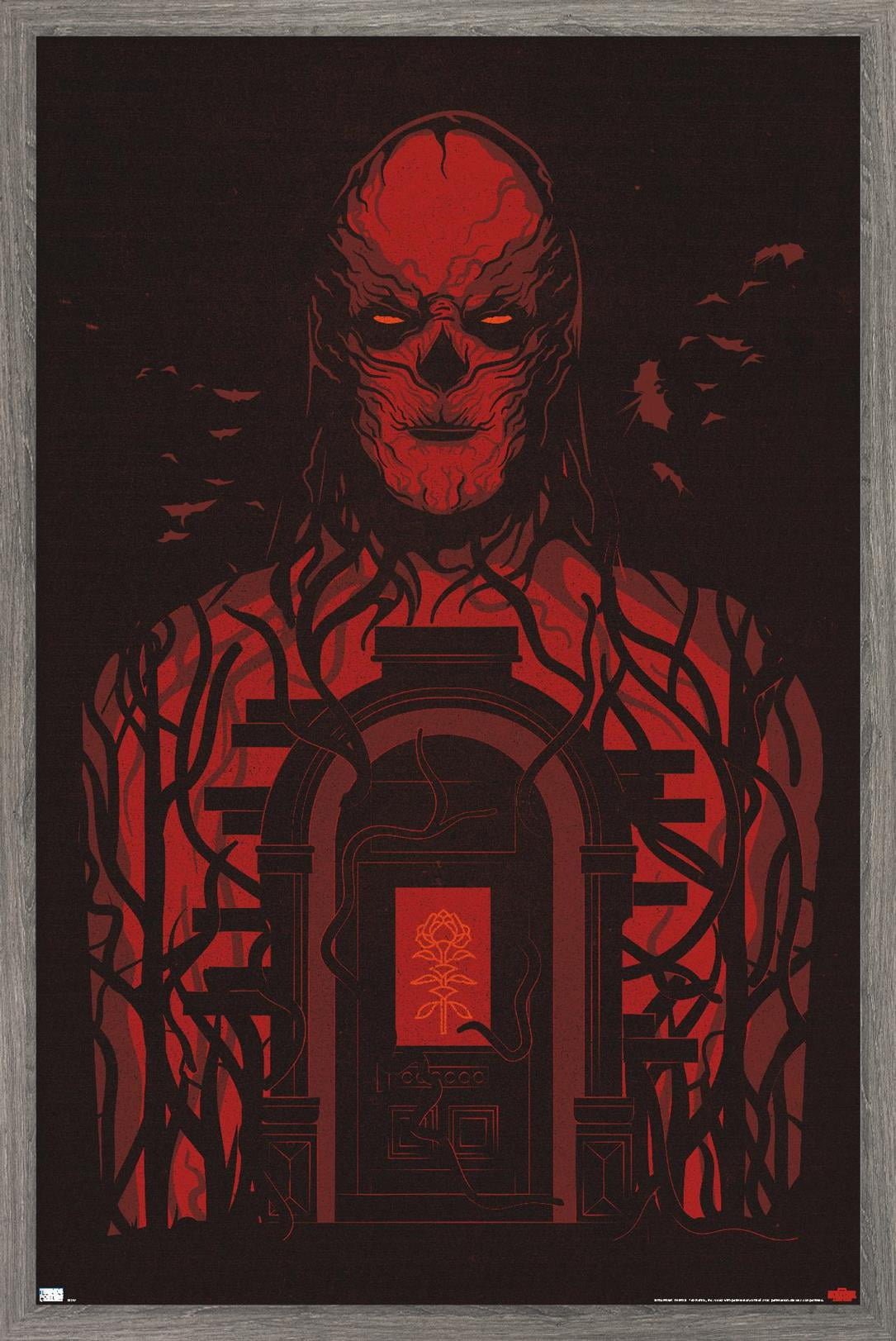 Netflix Stranger Things: Season 4 - Vecna Door Wall Poster, 14.725" x 22.375" Framed