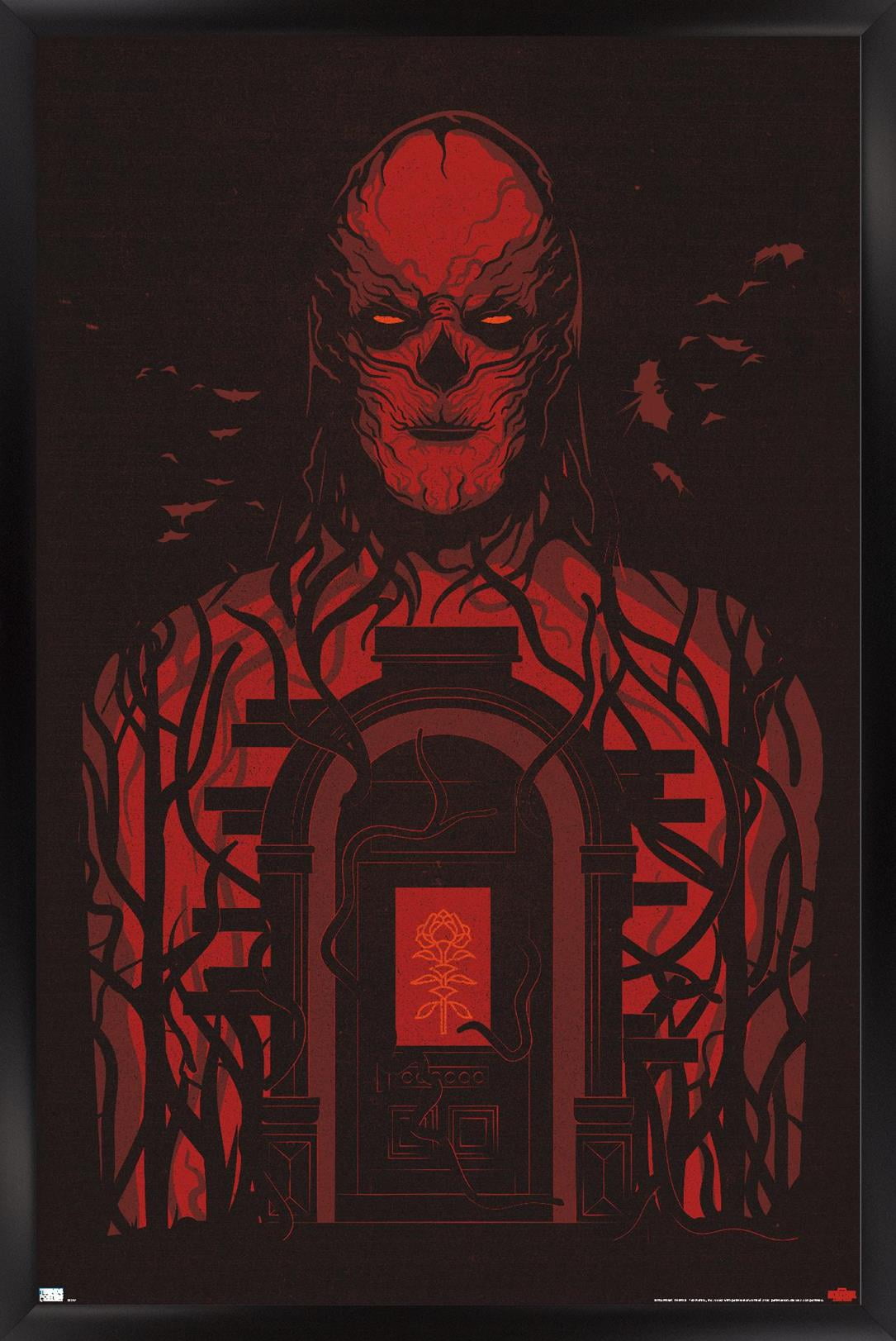 Netflix Stranger Things: Season 4 - Vecna Door Wall Poster, 22.375" x 34" Framed