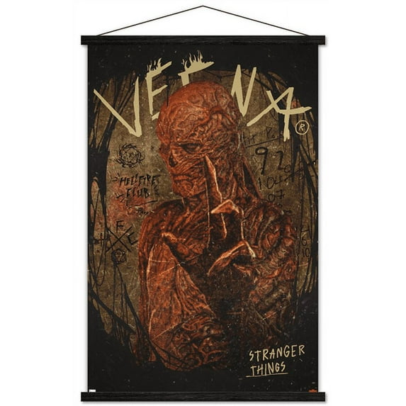 Netflix Stranger Things: Season 4 - Vecna Wall Poster with Magnetic Frame, 22.375" x 34"