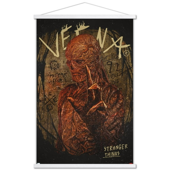 Netflix Stranger Things: Season 4 - Vecna Wall Poster with Magnetic Frame, 22.375" x 34"