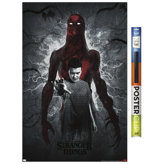 Netflix Stranger Things: Season 4 - Vecna and Eleven Wall Poster, 22.375" x 34"