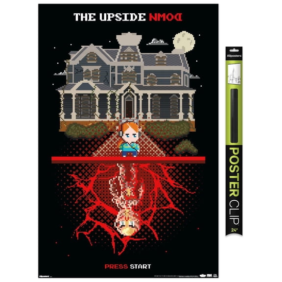 Netflix Stranger Things: Season 5 (2025) -16-Bit Upside Down Wall Poster, 22.375" x 34"