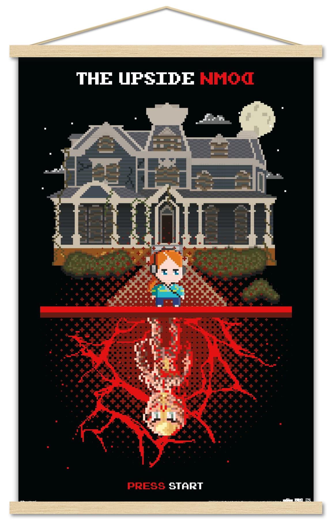 【ディズニー限定絵画】Strange Things Are Happening Netflix Stranger Things: Season 5 (2025) -16-Bit Upside Down Wall