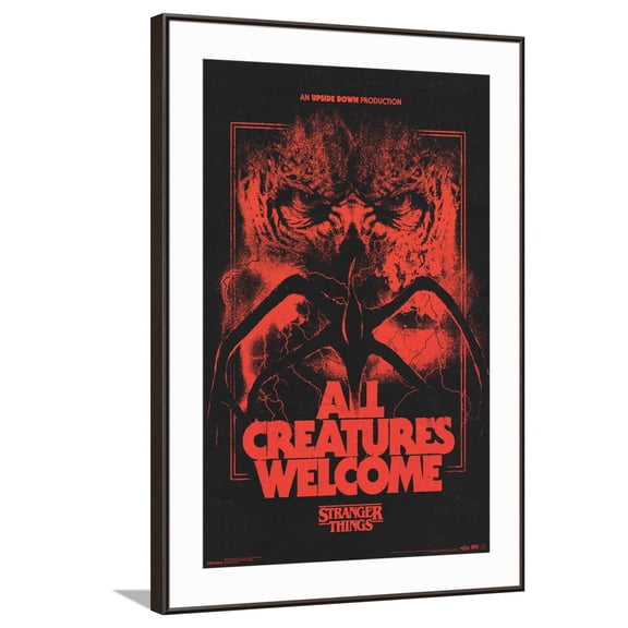 Netflix Stranger Things: Season 5 (2025) - All Creatures Canvas Wall Poster, 22.375" x 34"