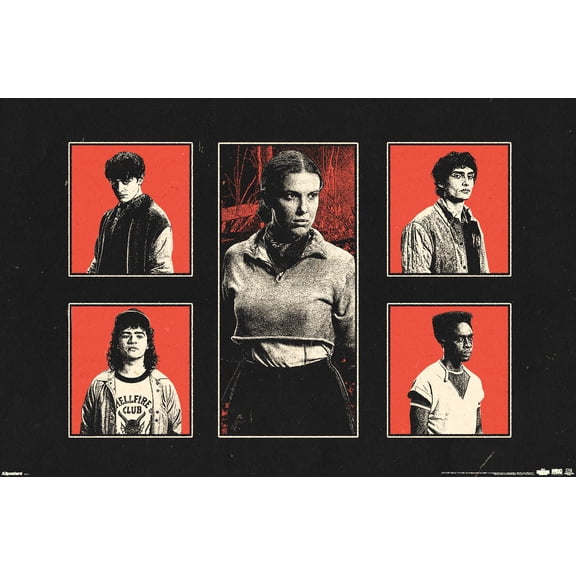 Netflix Stranger Things: Season 5 (2025) - Grid Wall Poster, 22.375" x 34"