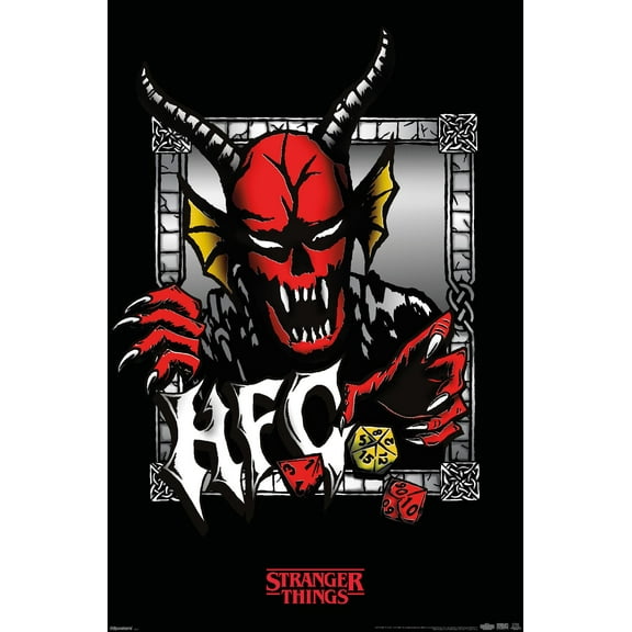 Netflix Stranger Things: Season 5 (2025) - Hellfire Club Dice Wall Poster, 22.375" x 34"