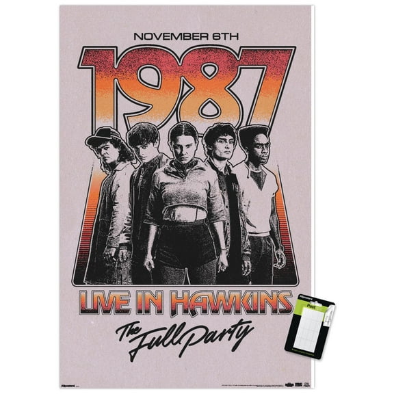 Netflix Stranger Things: Season 5 (2025) - Live In Hawkins Wall Poster, 22.375" x 34"