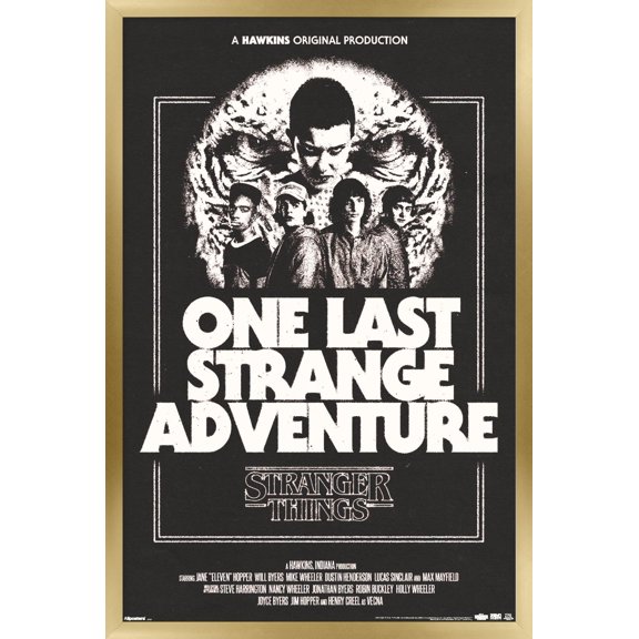 Netflix Stranger Things: Season 5 (2025) - One Last Adventure Wall Poster, 22.375" x 34" Framed