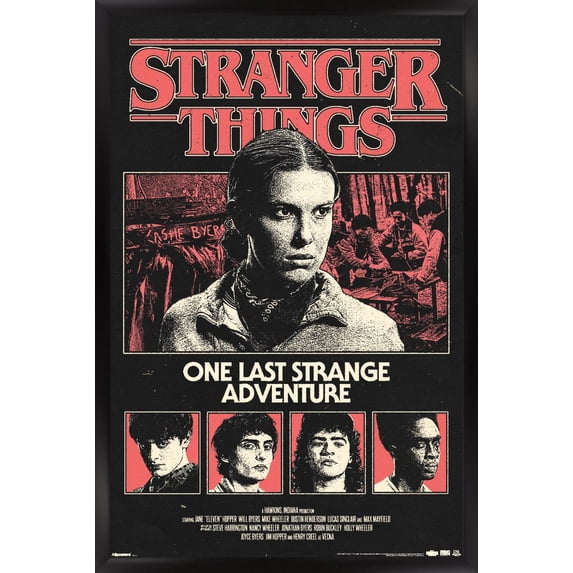 Netflix Stranger Things: Season 5 (2025) - One Last Strange Adventure Wall Poster, 22.375" x 34" Framed