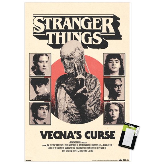 Netflix Stranger Things: Season 5 (2025) - Retro Key Art Wall Poster, 22.375" x 34"