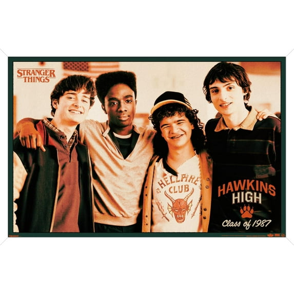 Netflix Stranger Things: Season 5 (2025) - The Guys Wall Poster, 14.725" x 22.375" Framed