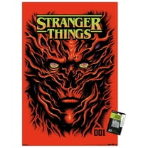 Netflix Stranger Things: Season 5 (2025) - Vecna Face Wall Poster with Pushpins, 22.375" x 34"