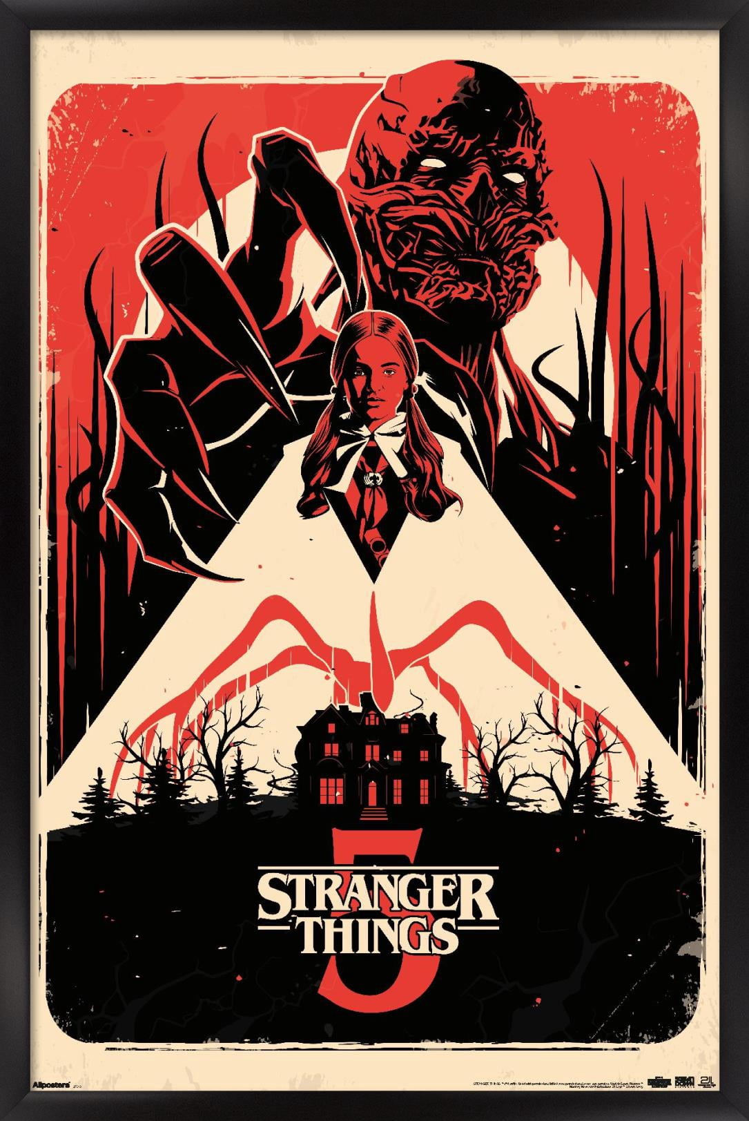 Netflix Stranger Things: Season 5 (2025) - Vecna Looms Over Wall 