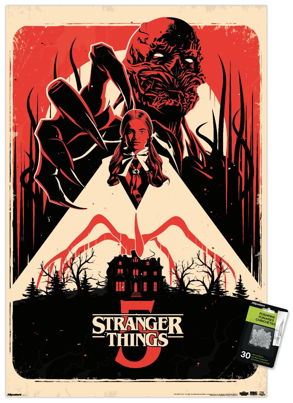 Netflix Stranger Things: Season 5 (2025) - Vecna Looms Over Wall