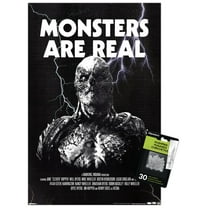 Netflix Stranger Things: Season 5 (2025) - Vecna Monsters Are Real Wall Poster with Push Pins, 14.725" x 22.375"