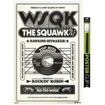 Netflix Stranger Things: Season 5 (2025) - WSQK The Squawk Wall Poster, 22.375" x 34"