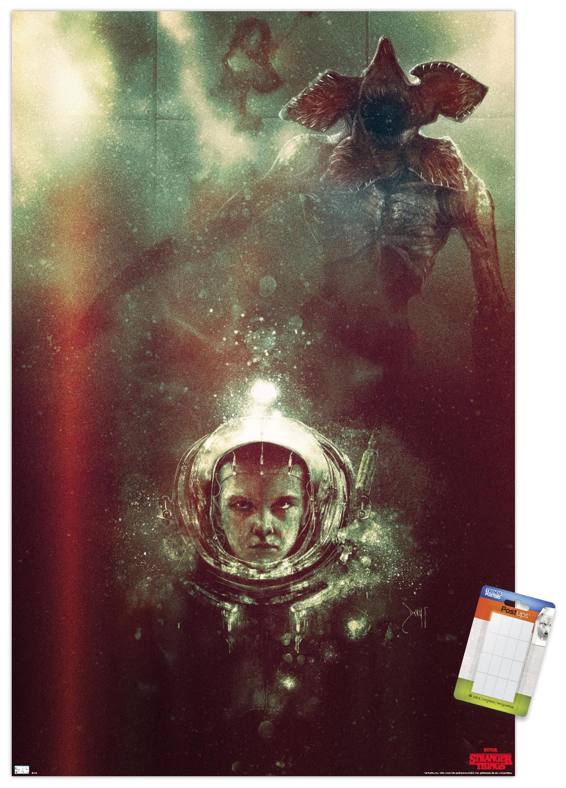Netflix Stranger Things - Underwater Wall Poster, 14.725" x 22.375"