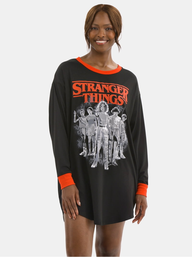 Netflix Stranger Things Women's Sleepshirt, Sizes XS-3X - Walmart.com