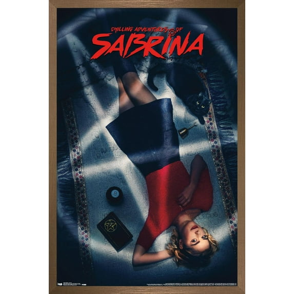Netflix The Chilling Adventures of Sabrina - Key Art Wall Poster, 14.725" x 22.375", Framed