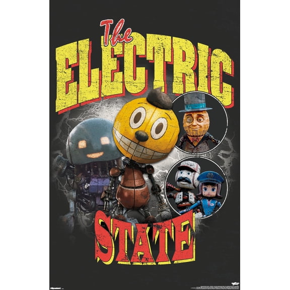 Netflix The Electric State - Group Wall Poster, 14.725" x 22.375"
