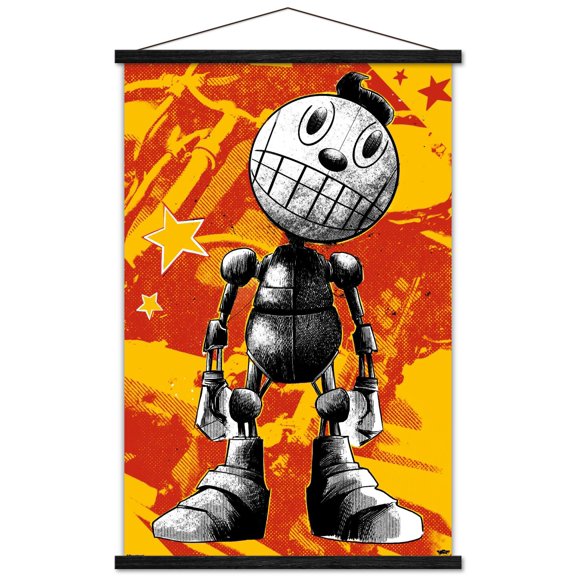 Netflix The Electric State - Kid Cosmo By Chris Askham Wall Poster with Magnetic Frame, 22.375" x 34"