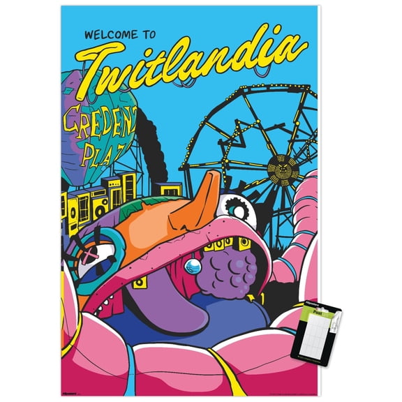 Netflix The Twits (2025) - Welcome To Twitlandia Wall Poster, 22.375" x 34"