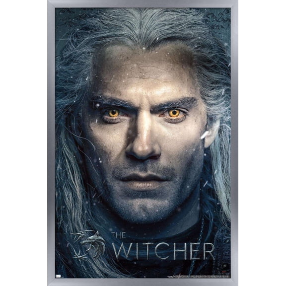 Netflix The Witcher - Closeup Wall Poster, 22.375" x 34", Framed